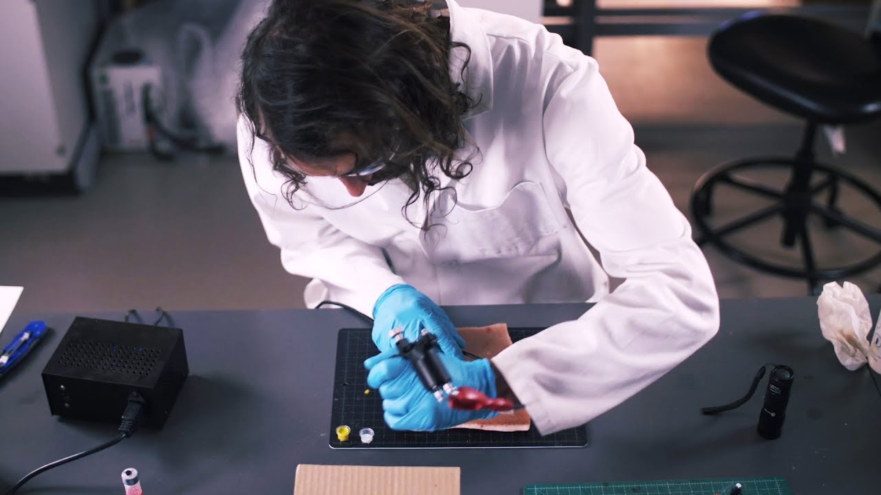 Tech tattoos, art, nanotechnology and chemistry