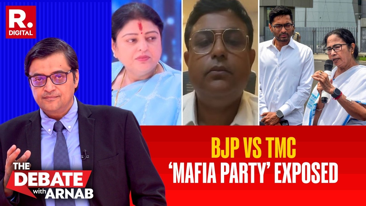 TMC Meltdown On Air: BJP&rsquo;s Priyanka vs TMC&rsquo;s Sudipta | &lsquo;Mafia Party&rsquo; & &lsquo;Bhaipo Regime&rsquo; Charge