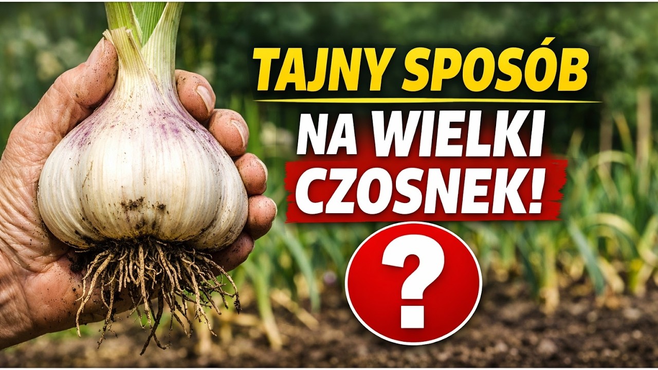 Mało znany sekret działkowc&oacute;w: Jak wyhodować czosnek wielkości pięści bez grama nawozu!