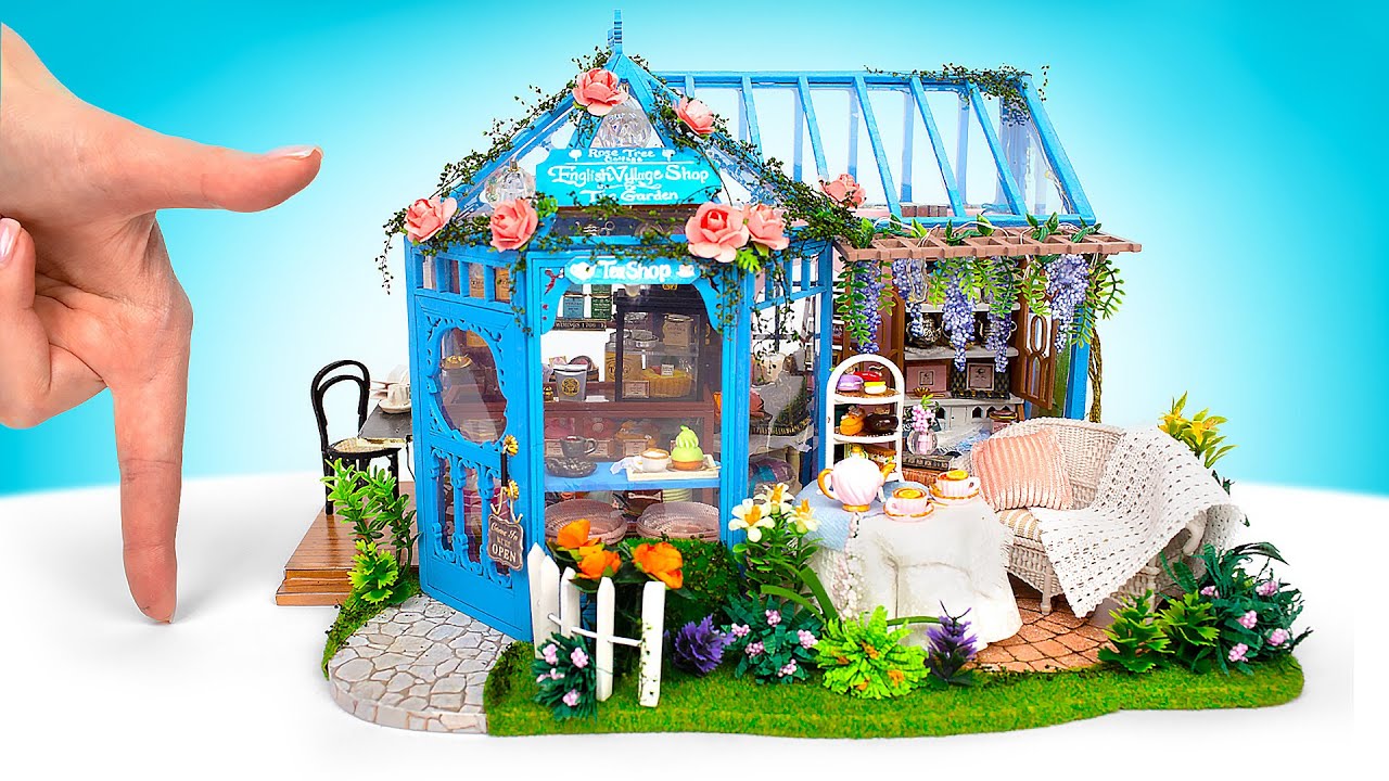 So baut man ein Miniatur-Teehaus ☕️ 🌺 🏡