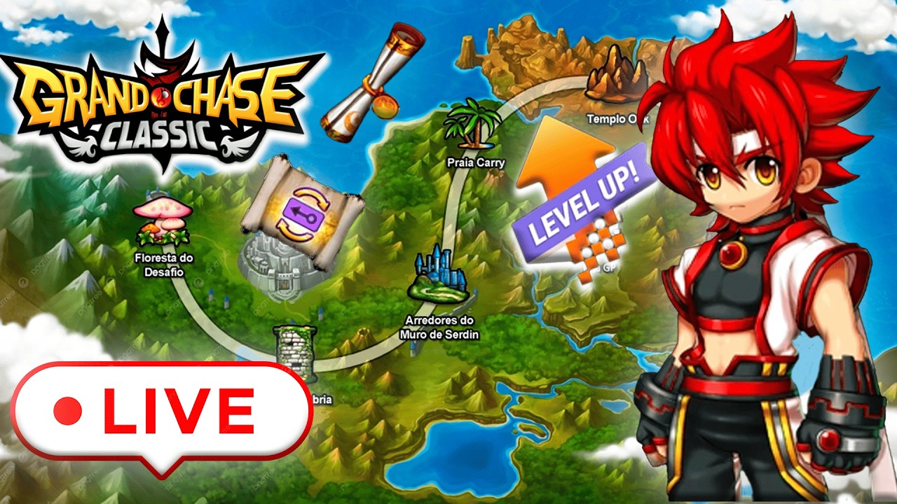 FINALIZANDO O UP DO JIN! ⚔️ GRAND CHASE CLASSIC AO VIVO | TROPA DO 2Z