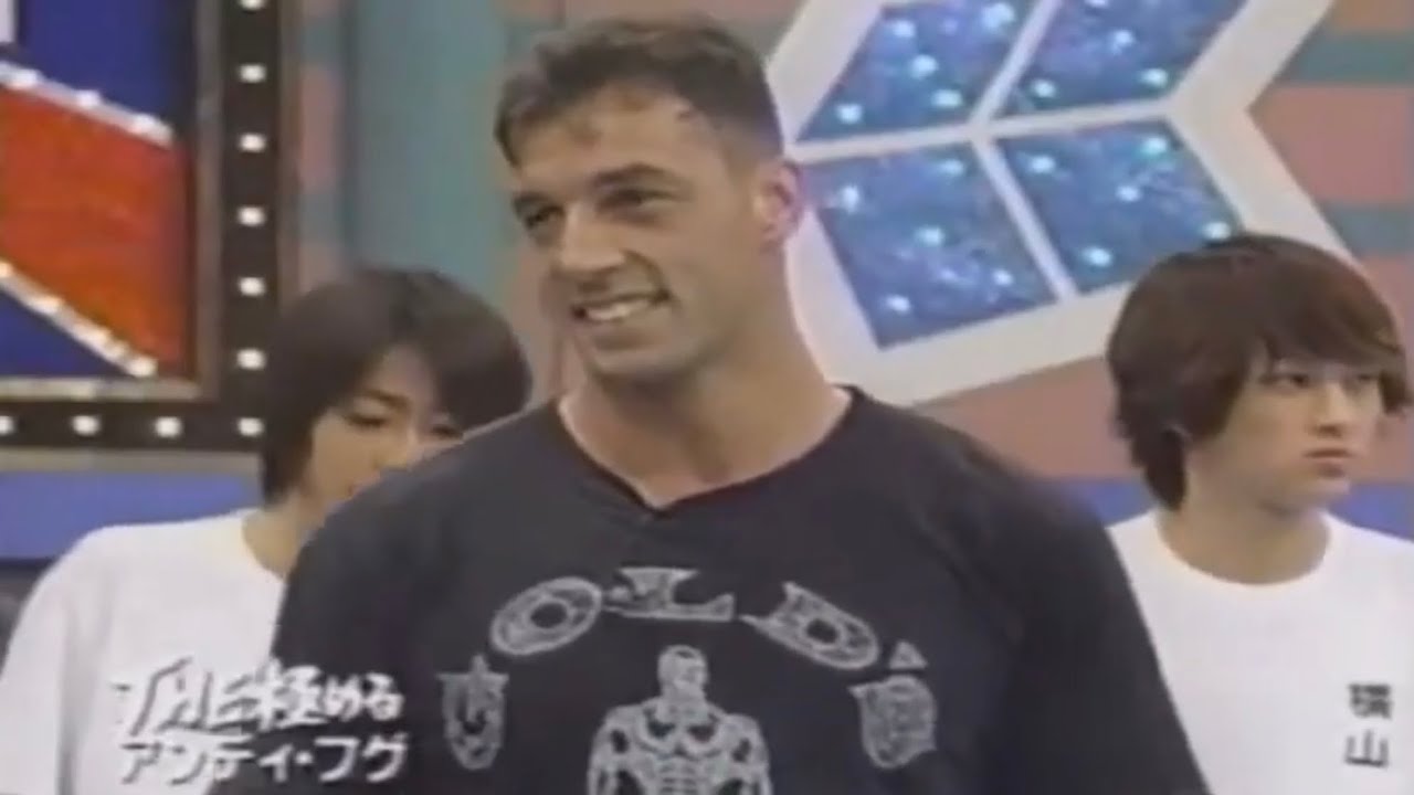 Andy Hug in japanese TV show 1999