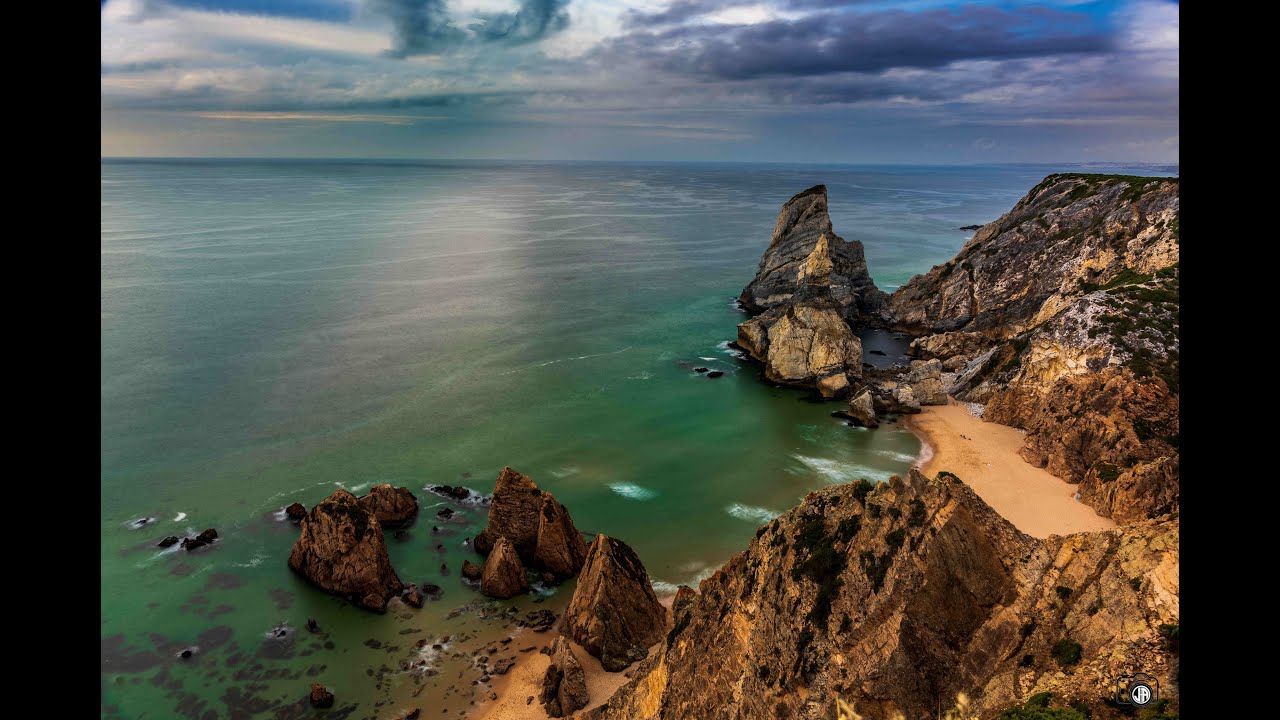 Praia da Ursa, Sintra, Portugal.  4K