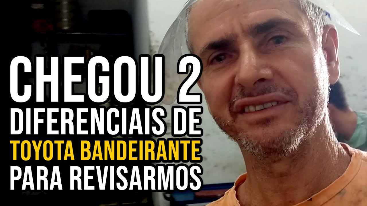 Chegou 2 diferenciais de Toyota Bandeirante para revisarmos