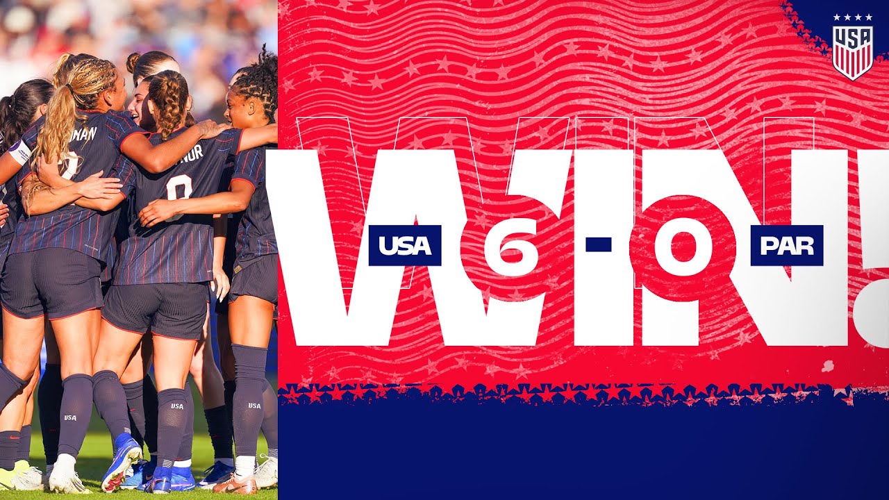 Reilyn Turner Scores In Debut! | USWNT 6-0 Paraguay | International Friendly Highlights