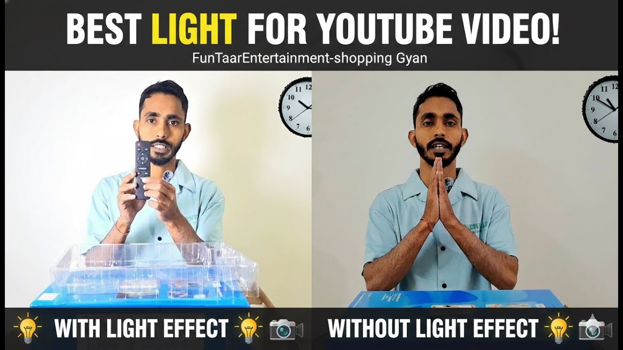 Perfect Lighting for YouTube Videos 💡✨ | YouTuber ke liye Best Light Setup 🔥