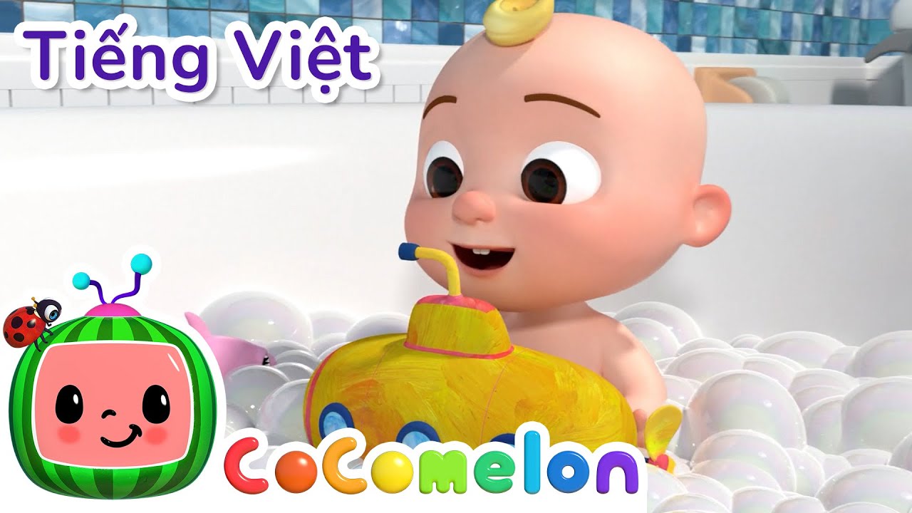 B&agrave;i H&aacute;t Tắm | CoComelon Lồng tiếng việt - Karaoke d&agrave;nh cho trẻ em  | Nhạc thiếu nhi vui nhộn