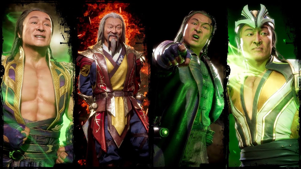Shang Tsung - Intros & Victories - All Main Color Skins - Mortal Kombat 11