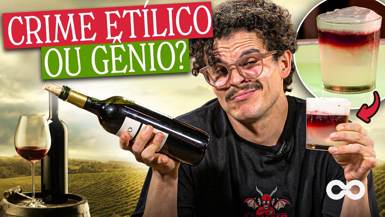 VINHO NA COQUETELARIA É CRIME? REAGINDO AOS DRINKS MAIS DIFERENTES