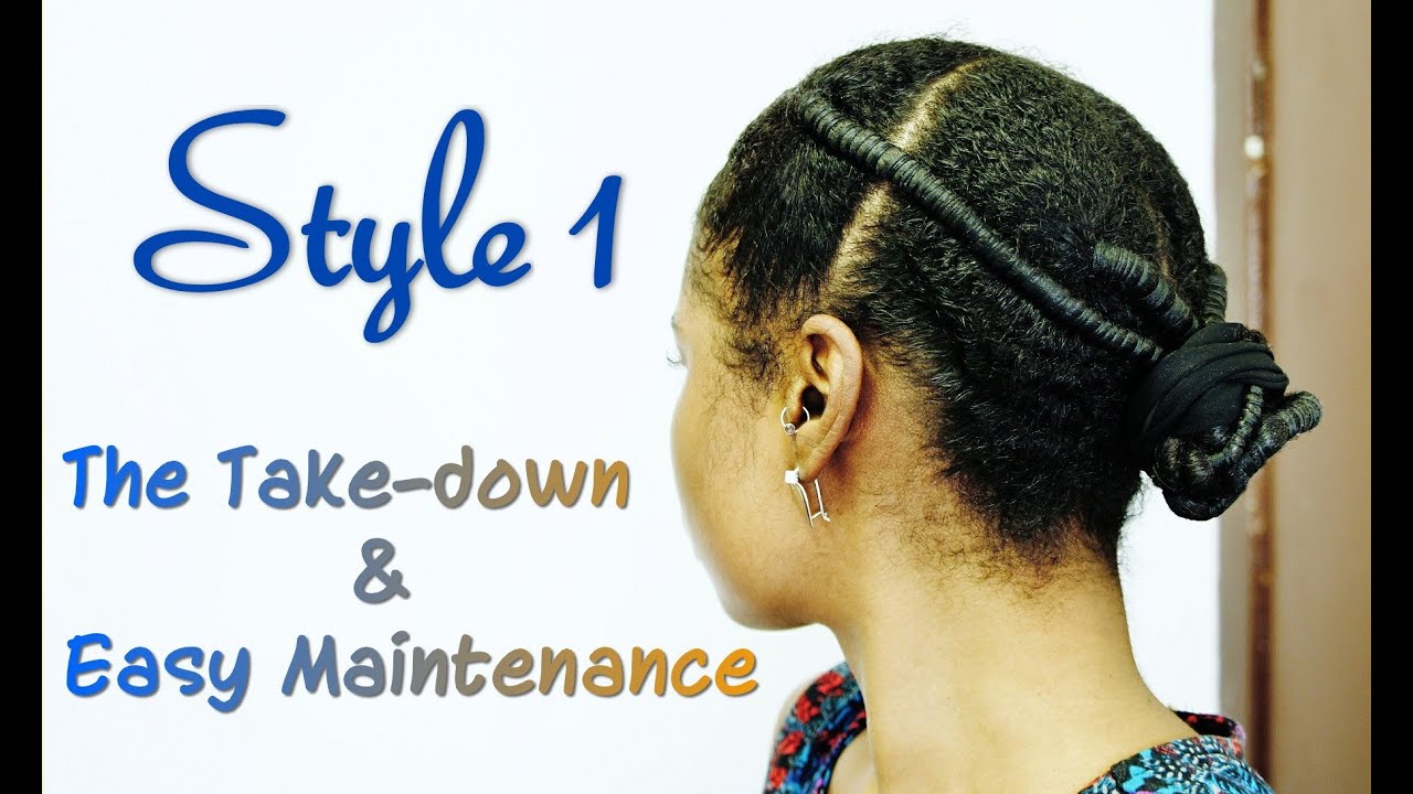 African Threading Style 1 | Maintenance  & Take-down