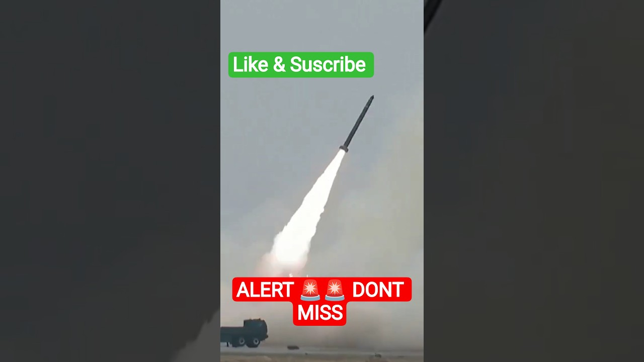 Alert 🚨 North Korea ready for war / Alert! North Korea Joins War, Fires 10 MISSILES #shorts