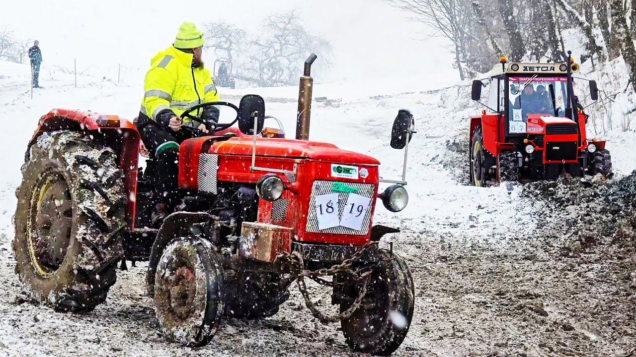 Tractor Show | Extreme Conditions❄️🧊🥶 | Traktoriada Nechálov Part III