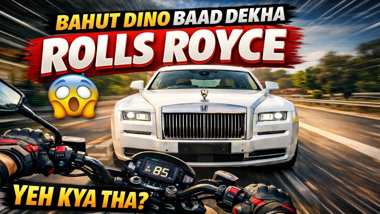 Bahut Dino Baad Rolls-Royce dekha 😱😱| Kya lag rhi thi 
