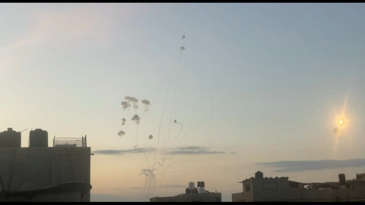 Rocket barrage from Gaza into Israel | AFP
