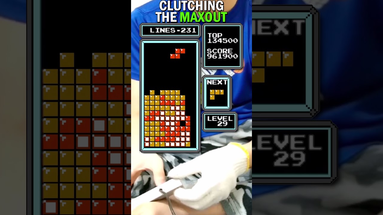 CLUTCHING THE MAXOUT #shorts #tetris