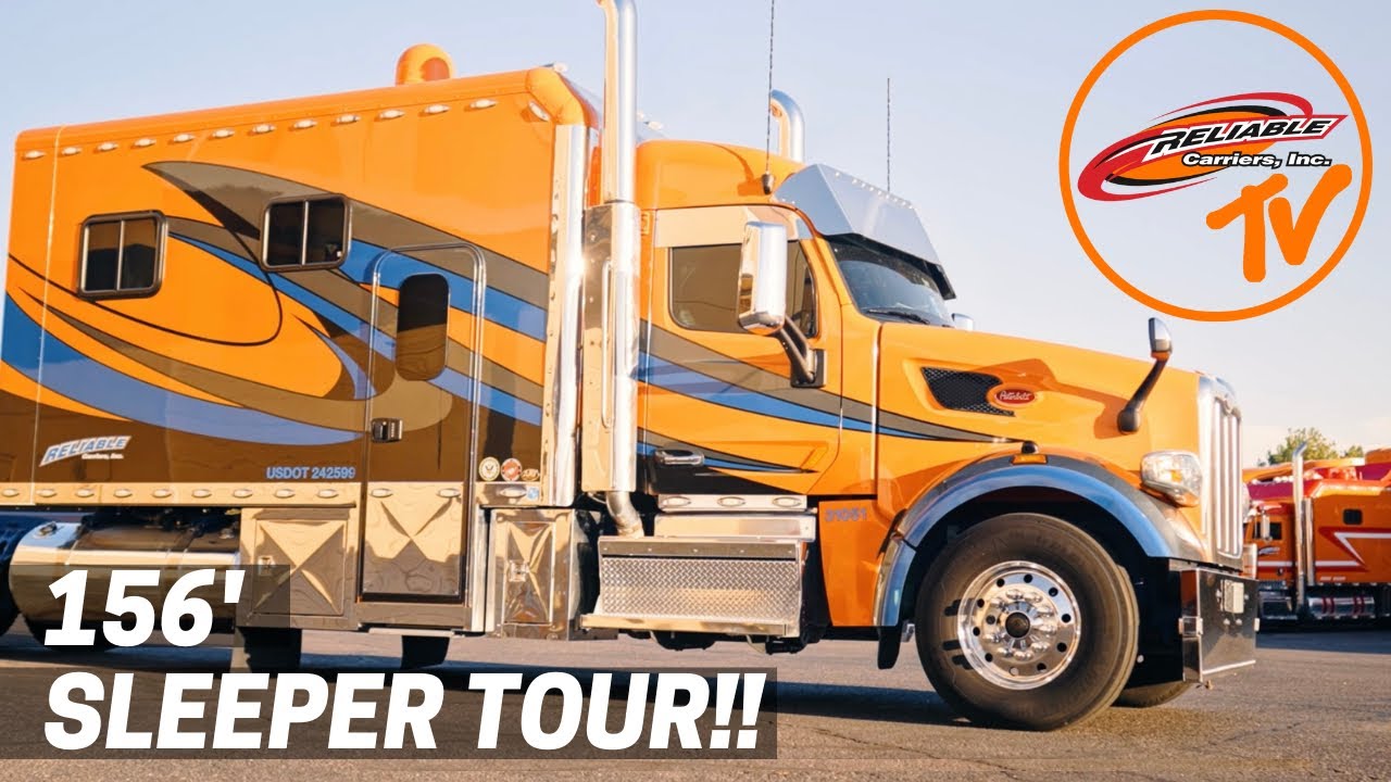 Car Hauler Big Rig Luxury Tour- Custom 19 Peterbilt 567 with 156