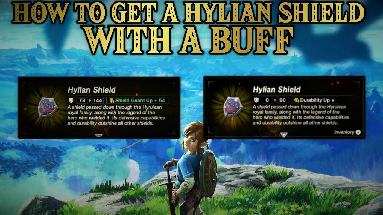 How to Get a Hylian Shield with a Modifier and Transfer It's Durability