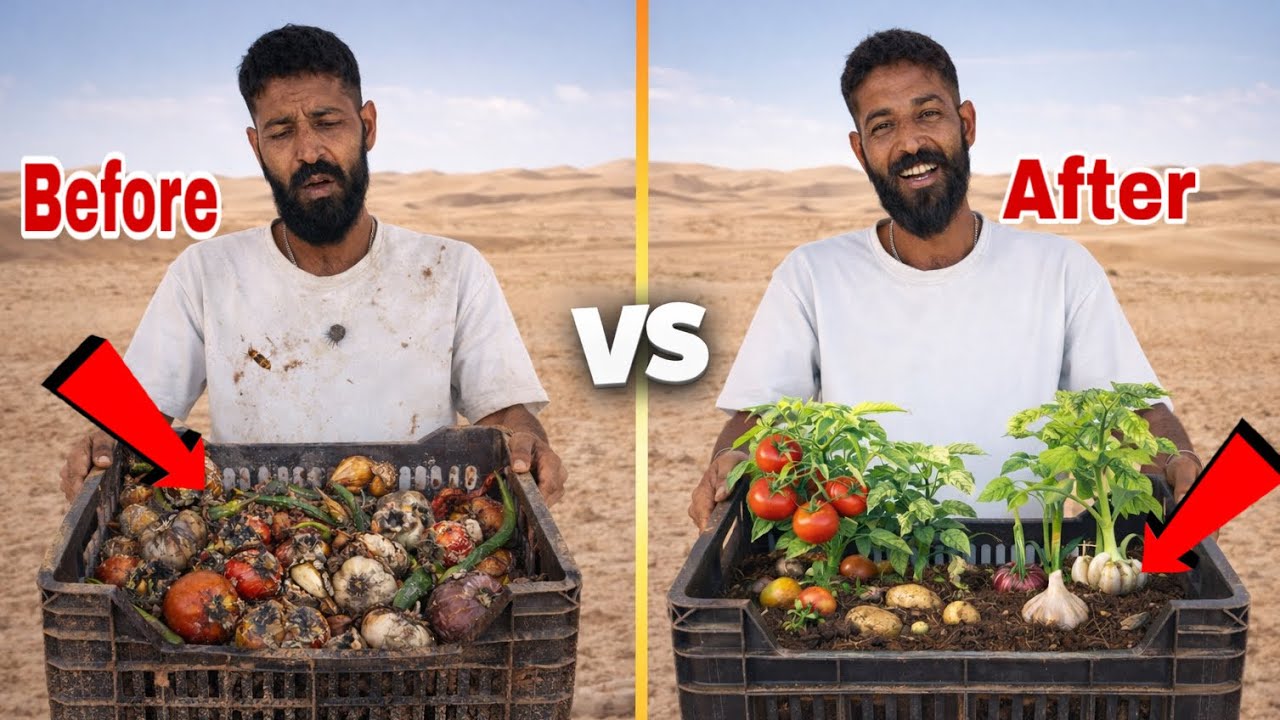 I Buried Rotten Vegetables for 30 Days 😱 | सड़ी हुई सब्ज़ियों को मिट्टी में दबाया और उग आए पौधे
