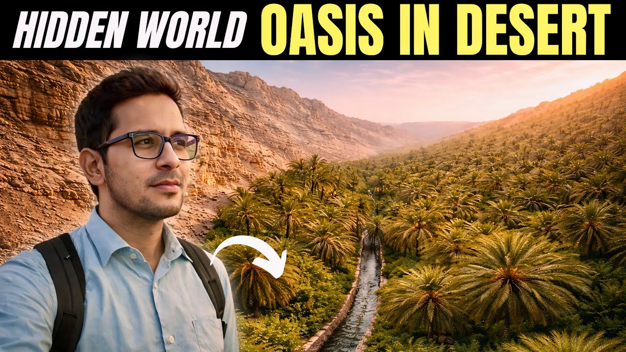 I Found A REAL OASIS… in the Middle of the Arab Desert 🇦🇪