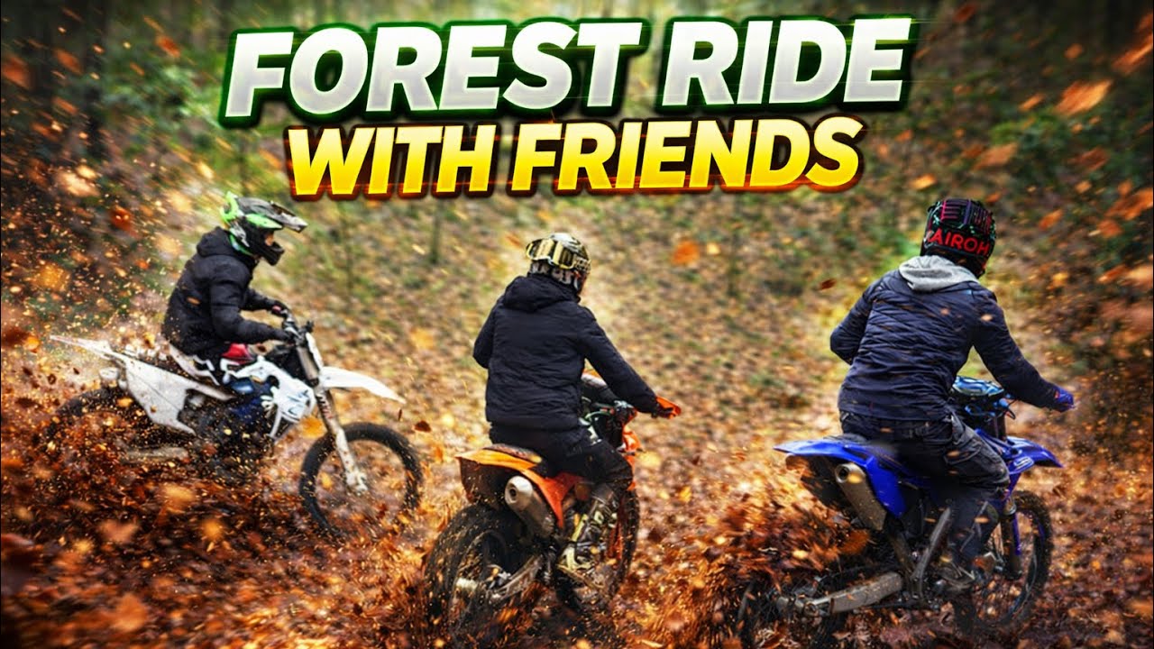 FOREST RIDE WITH FRIENDS (HILL CLIMBS!!!) [SLO]