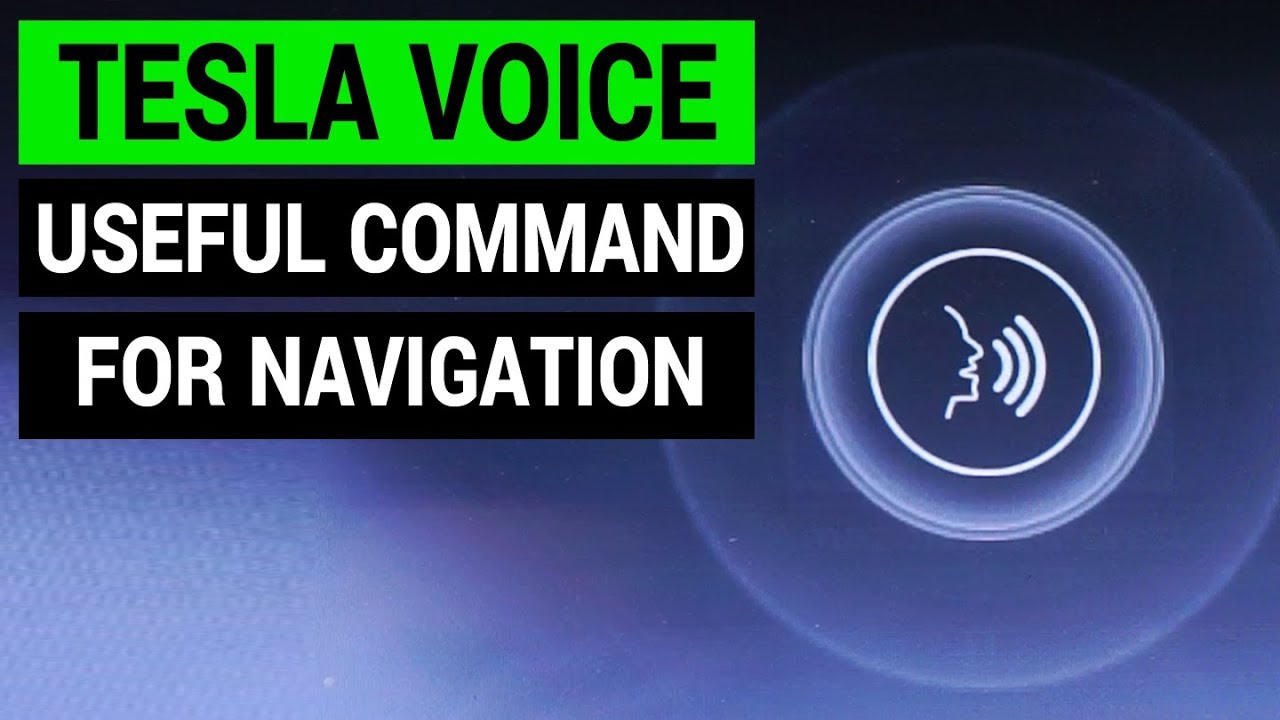 The Coolest Tesla Navigation Voice Command