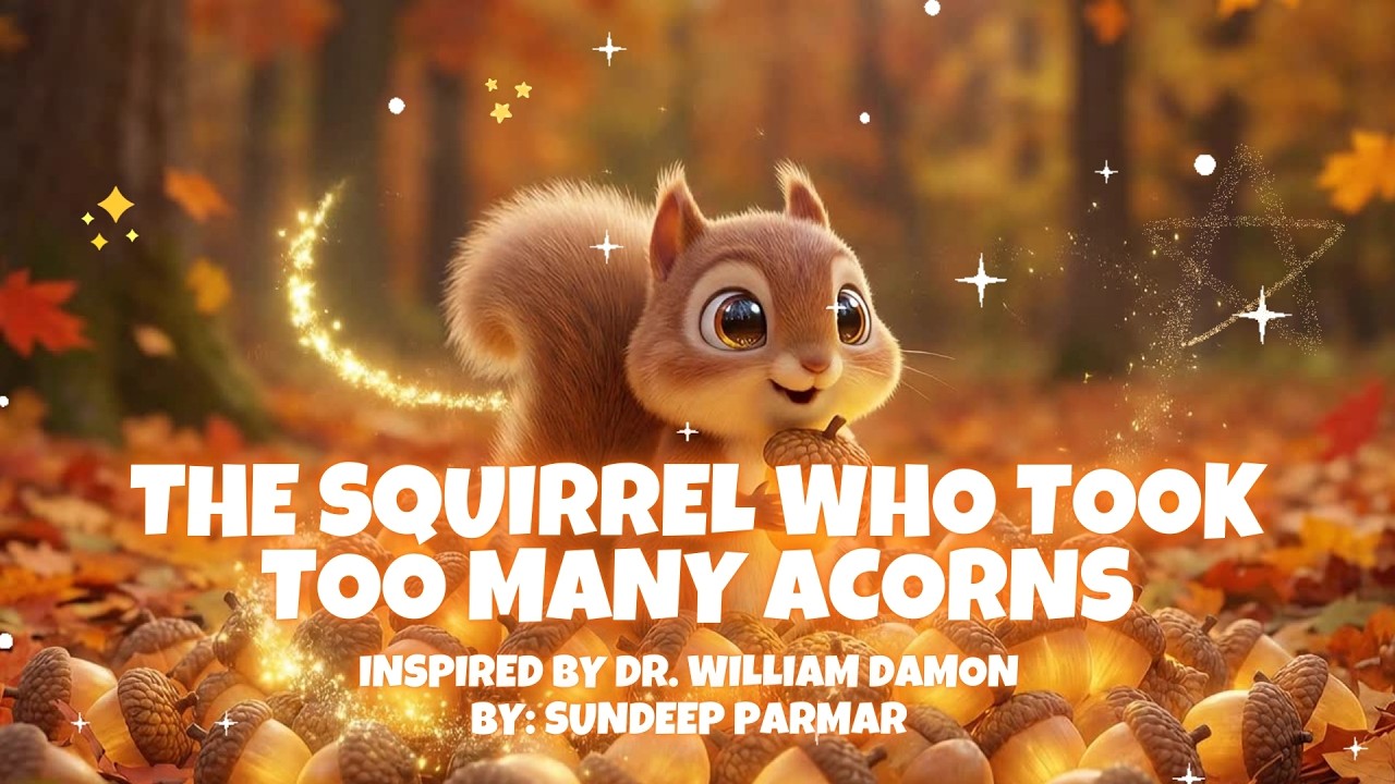 The Squirrel Who Took Too Many Acorns | Kindness Story for Kids