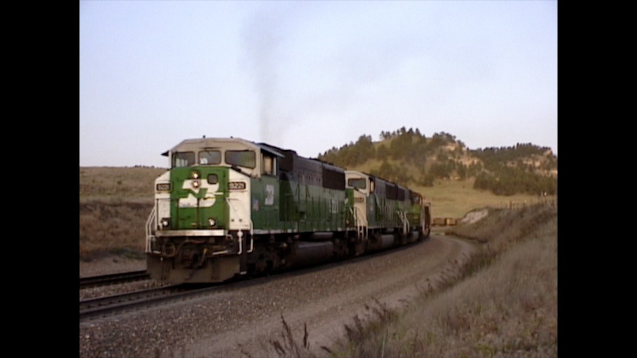 Classic BNSF Crawford, NE  June, 2004 Part 2