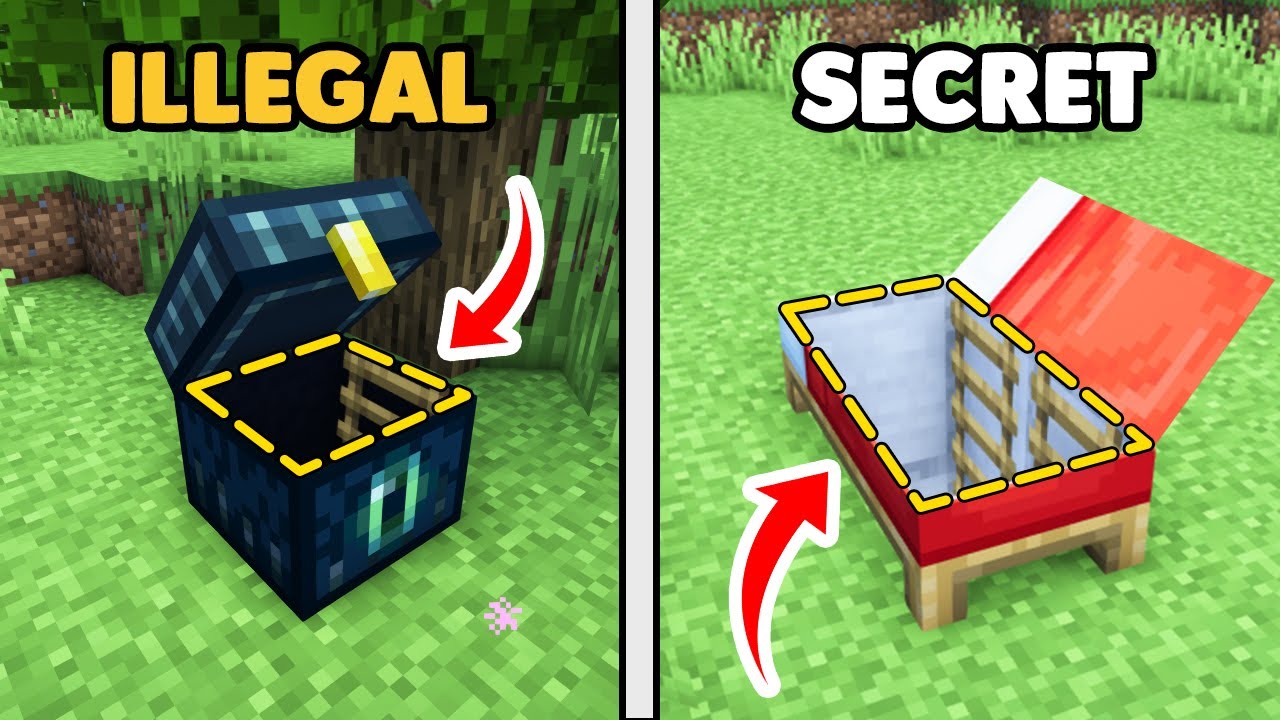 5+ ENTRADAS SECRETAS DEFINITIVAS en Minecraft 🔥 (&iexcl;99 % invisibles!)