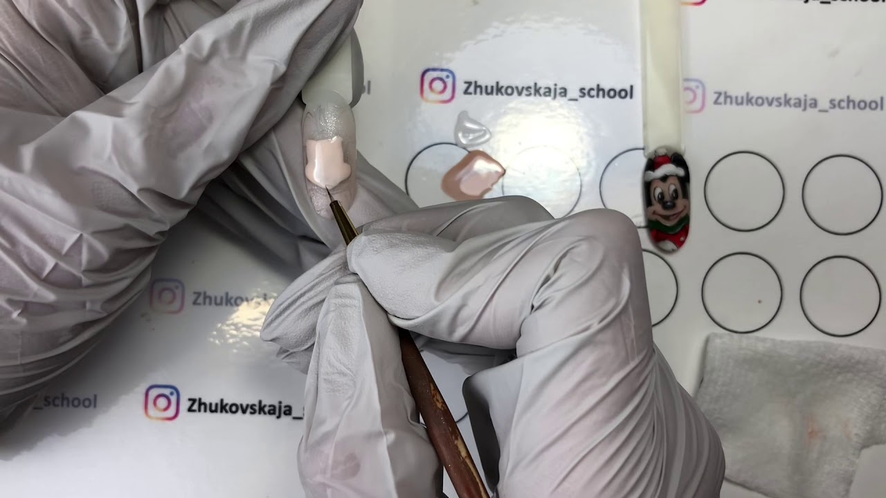 Как нарисовать Микки Мауса гель-лаком 👌🚀🔥 Подробный урок с марафона