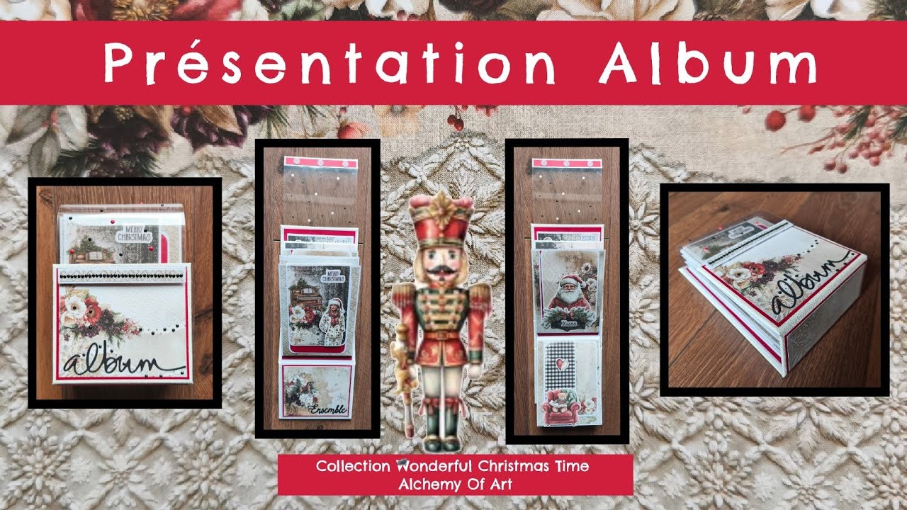 PRÉSENTATION SCRAP Album Wonderful Christmas Time 🎄🎅 Partenariat Magics Loisirs 