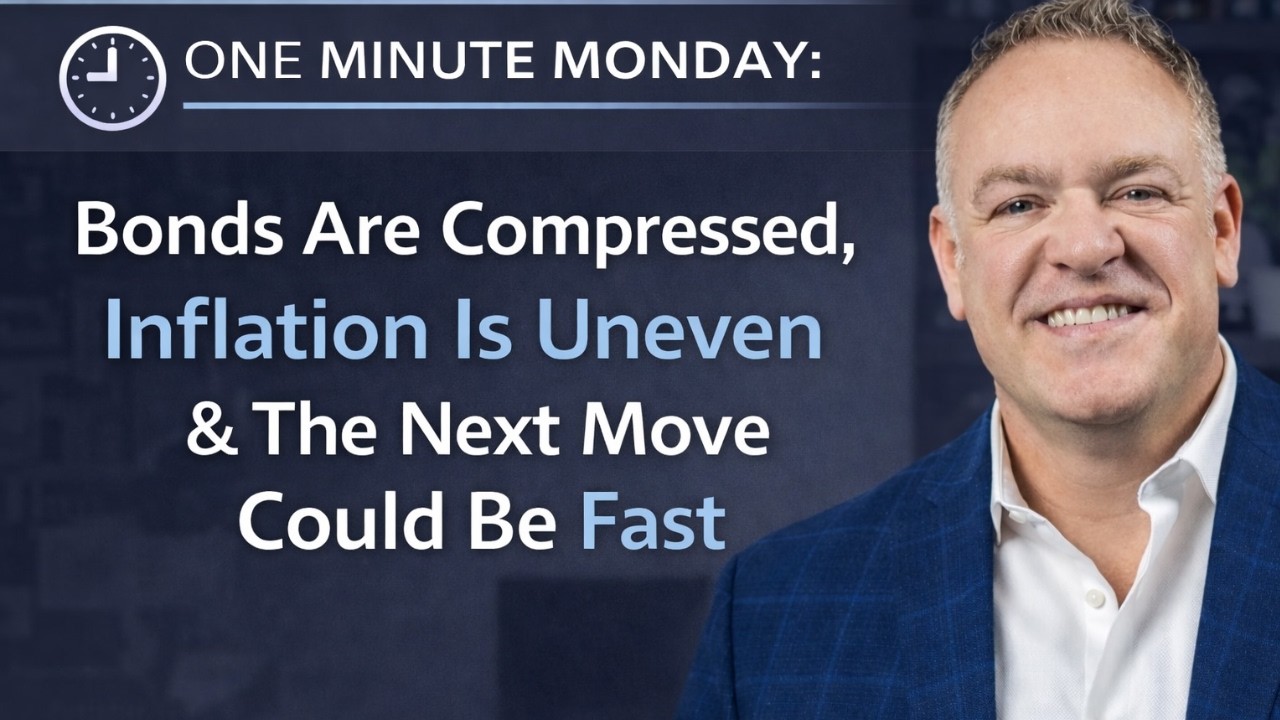 One Minute Monday:  Bonds Are Compressed, Inflation Is Uneven & The Next Rate Move Could Be Fast