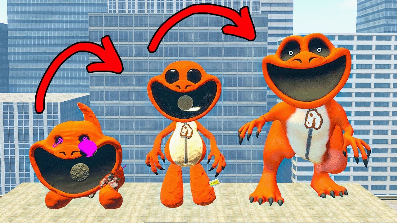 NEW EVOLUTION OF FORGOTTON SMILING CRITTERS ROWDY REX POPPY PLAYTIME CHAPTER 3 In Garry's Mod