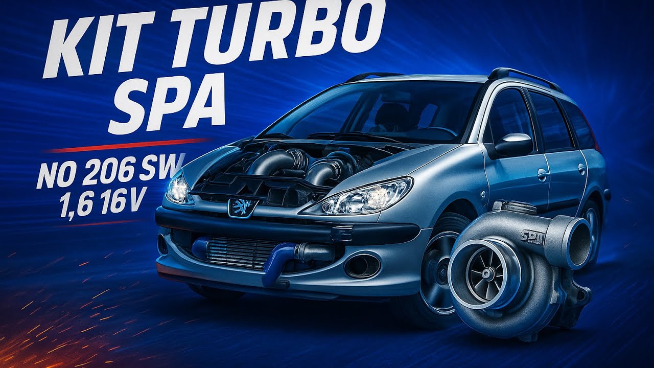 Kit Turbo SPA no Peugeot 206 SW 1.6 16v !  Parte 1