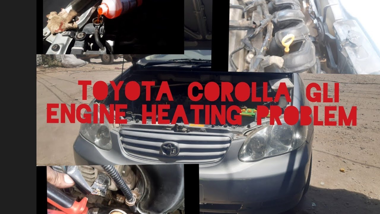 #Toyota corolla GLI 2005 #Temperature HI Engine heating #problem solution
