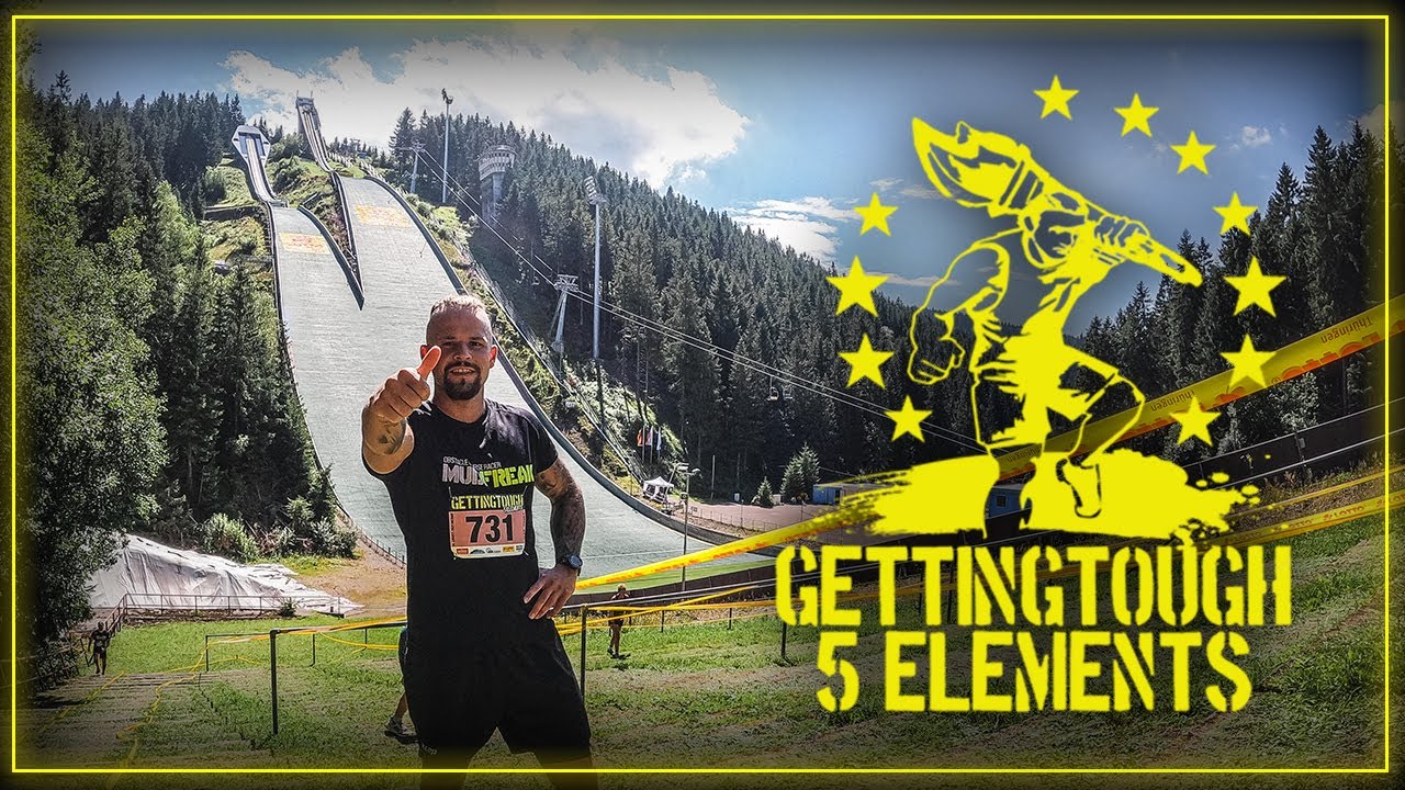 Getting Tough 5 Elements 2021 - Alle Hindernisse - Oberhof - Skisprungschanze - Bobbahn - Skihalle