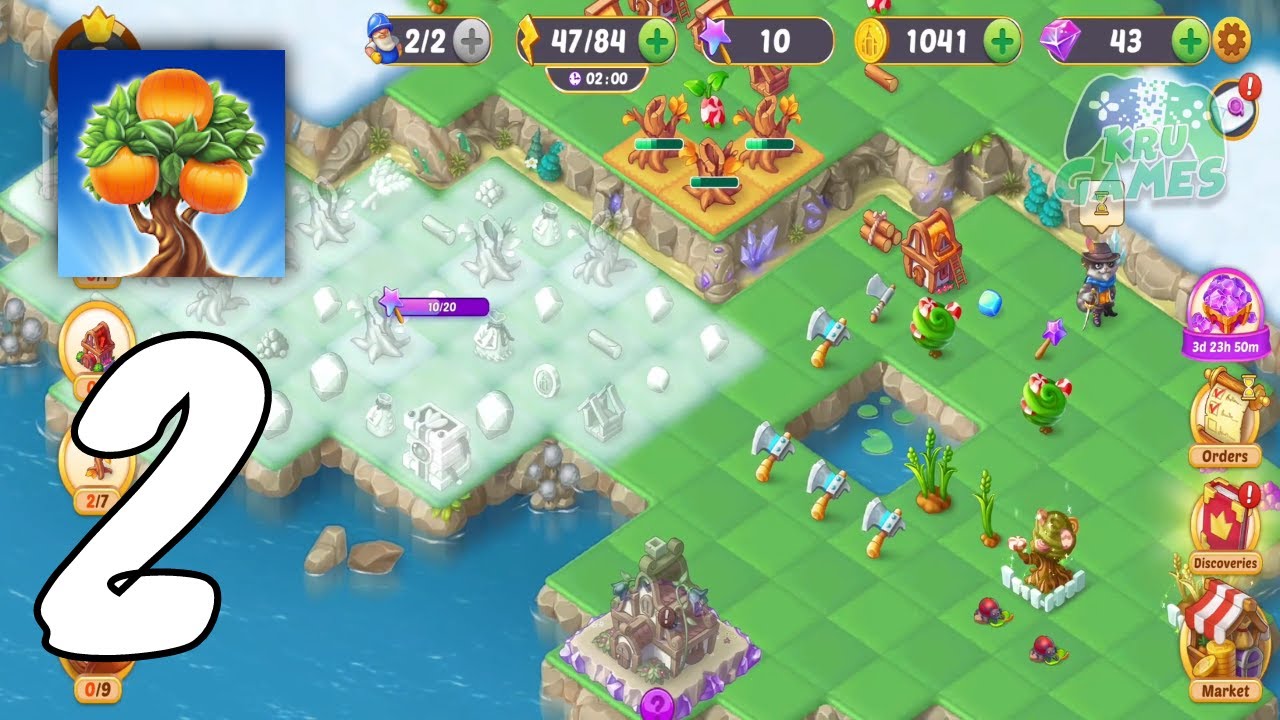 EverMerge: Merge Heroes to Create a Magical World Gameplay Walkthrough #2 (Android, IOS)