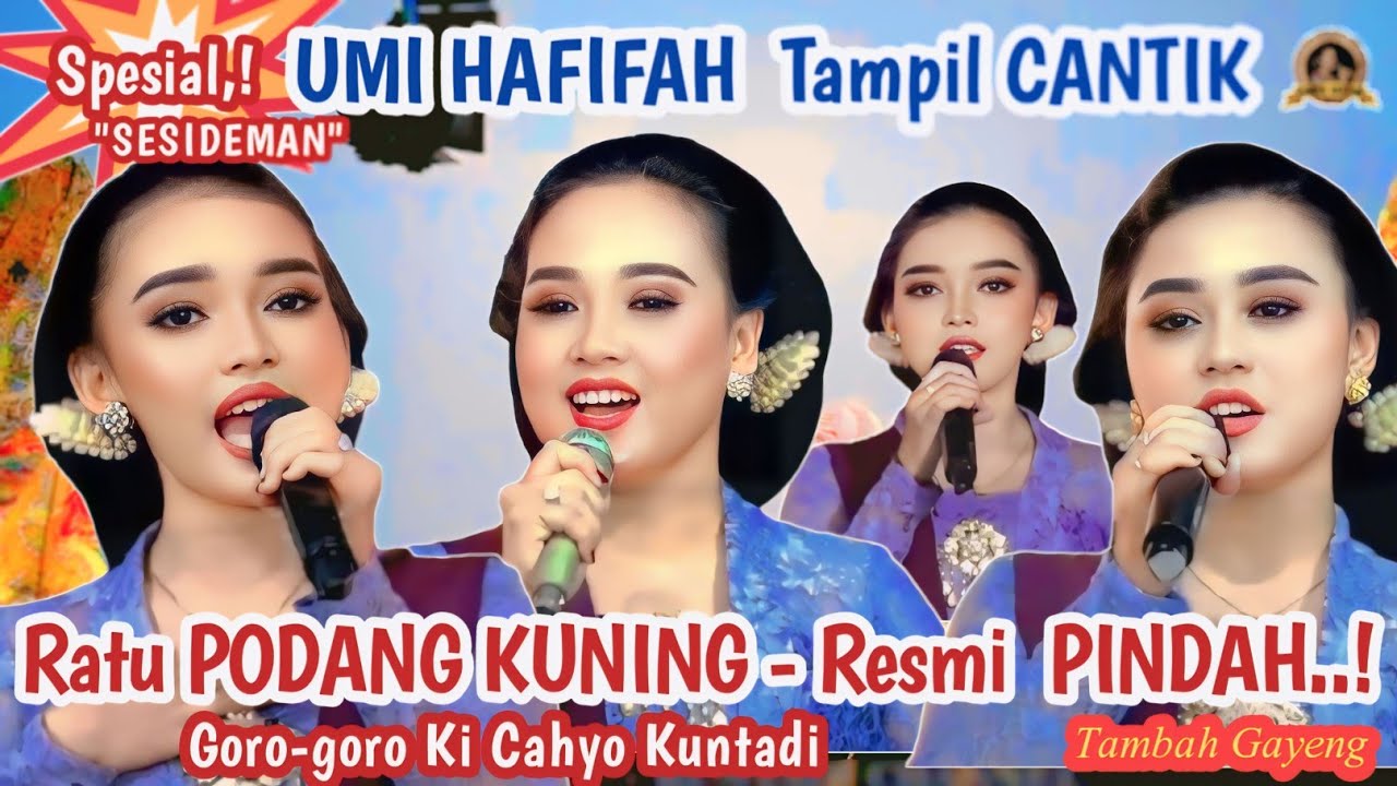 Spesial,! UMI HAFIFAH Jadi Bintang Tamu, Tampil Cantik - Bowo SESIDEMAN | #gorogoro @SindenGayeng