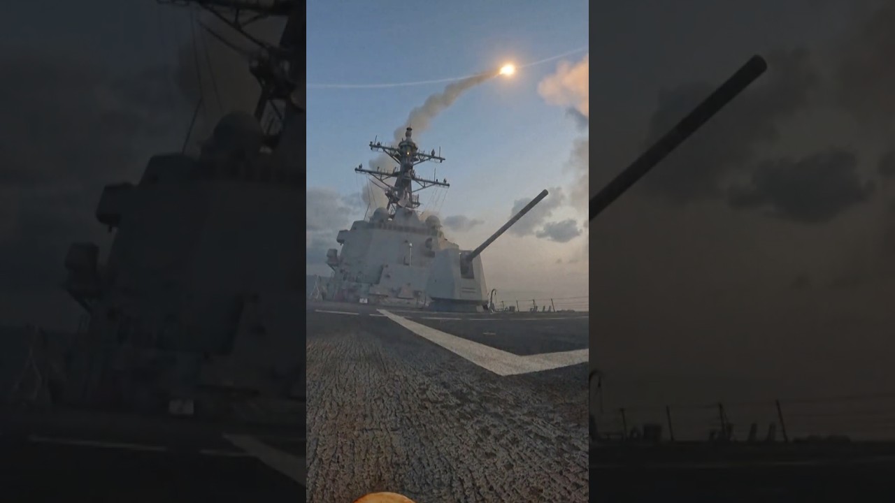 US Launches Missiles From Sea During Iran Military Operation