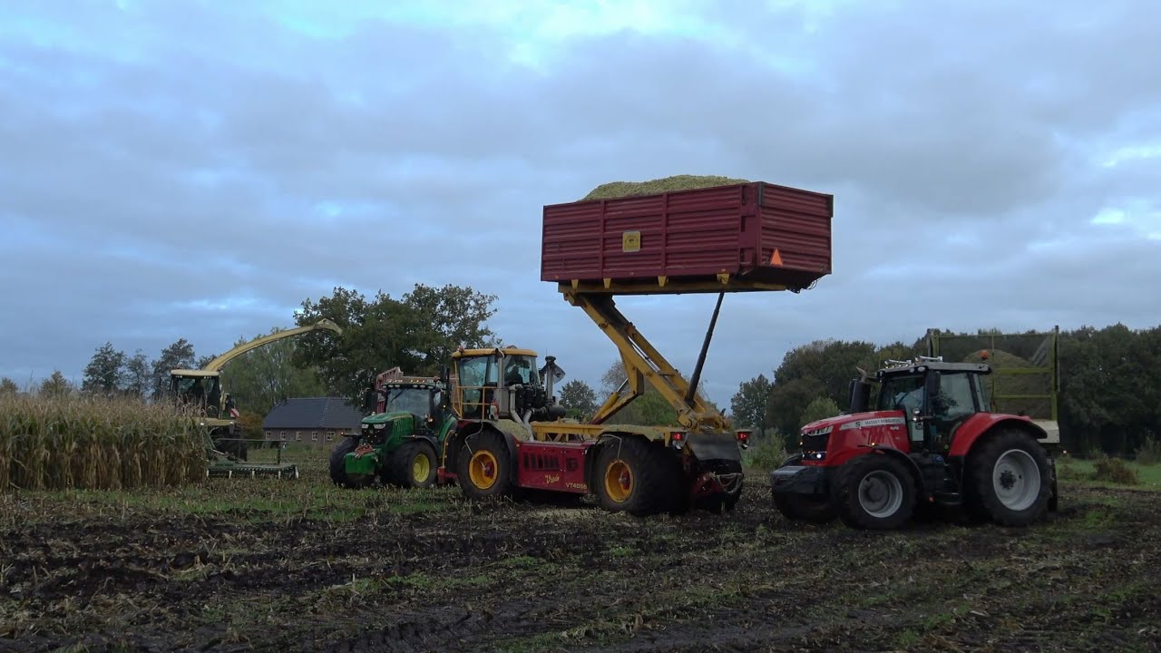 Mais hakselen met Nikkels bv | Krone Big X 630 + Vredo VT4556 | Mais Silage + Pit Work 2024 🌽