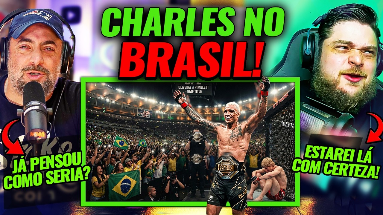 CHARLES OLIVEIRA VAI LUTAR EM ESTÁDIO NO BRASIL