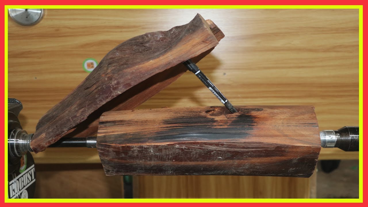 the densest hard wood to a pretty piece --- woodturning