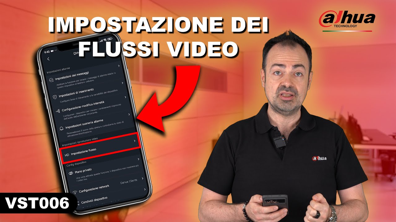 Cube A1 - Impostazione dei Flussi Video