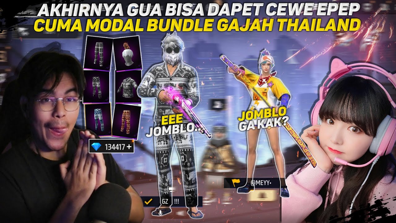 BORONG BUNDLE GAJAH THAILAND TERNYATA DAPET BONUS CEWE FF DARI GLOBAL 😂