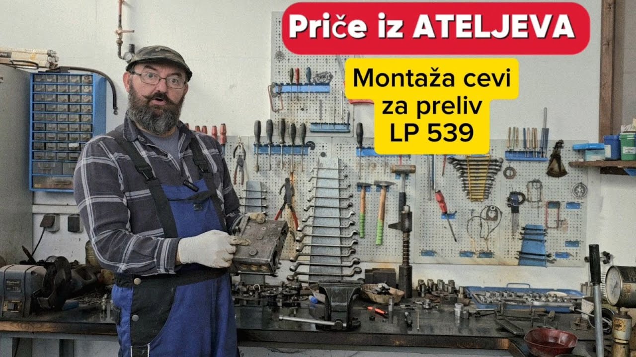 Montaža cevi za preliv LP 539 (Priče iz ATELJEVA)