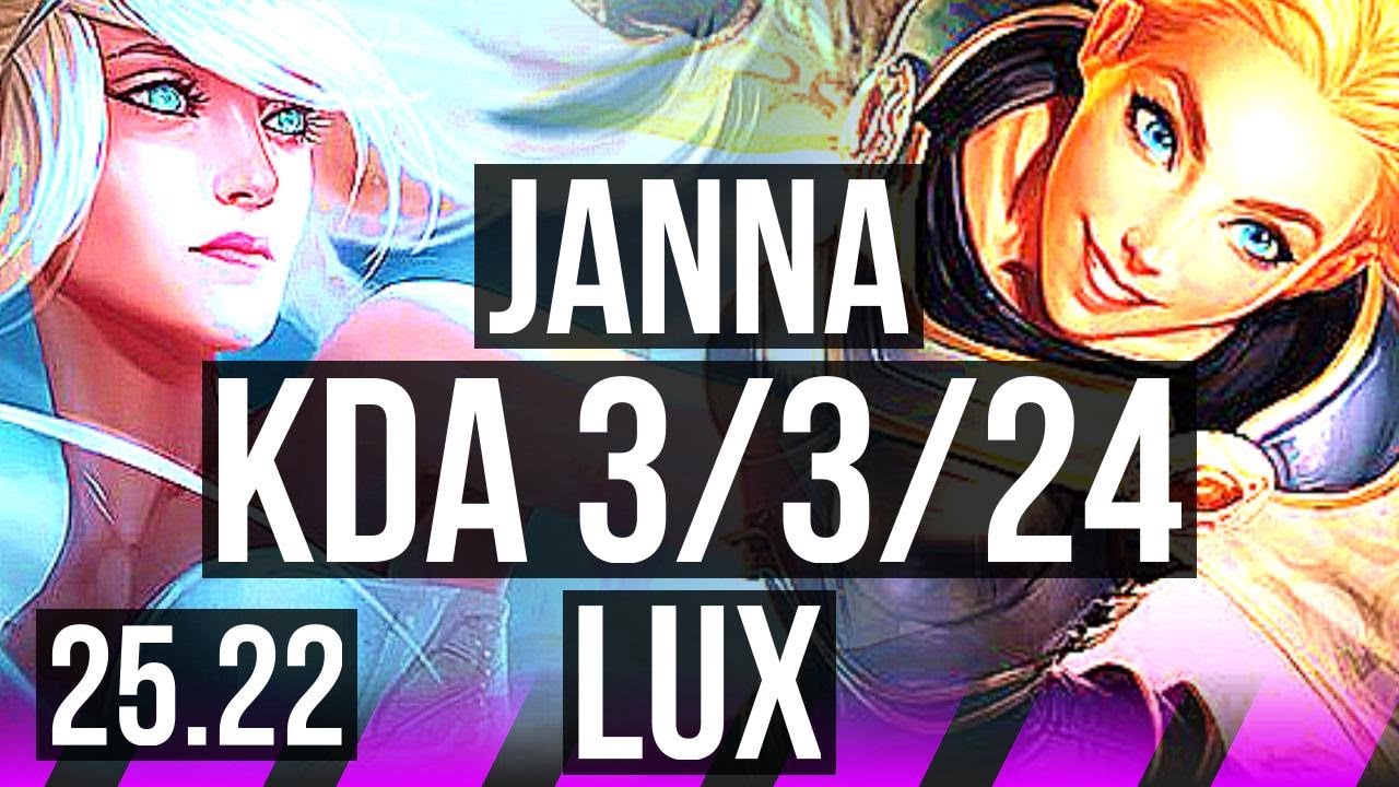 JANNA & Sivir vs LUX & Varus (SUP) | 3/3/24 | EUW Master | 25.22