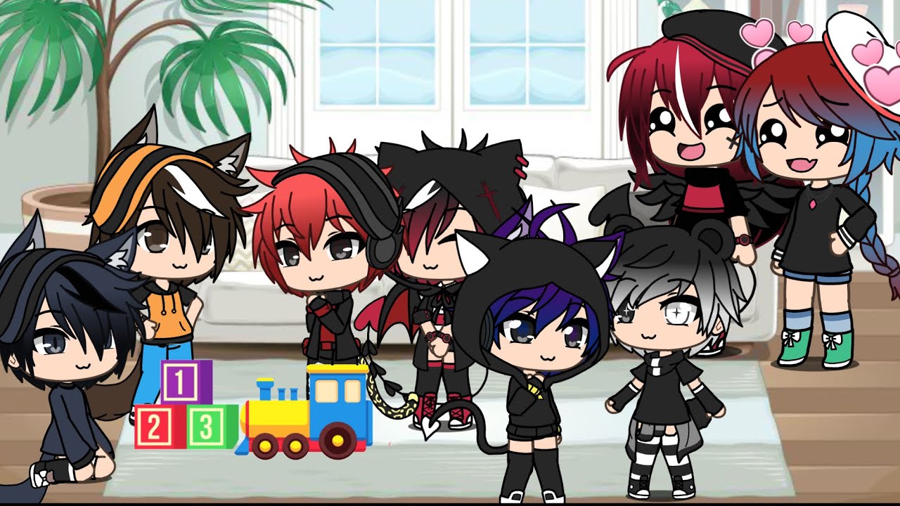 If the boys turned into babies / Gacha life / Inspired by XxBubblie GachaxX
