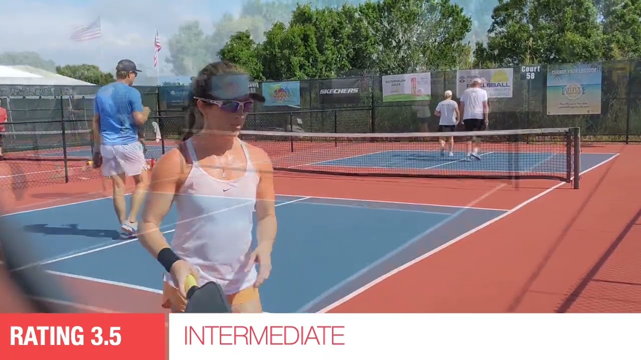Example of Pickleball Play Based on Ratings 2.5-5.0