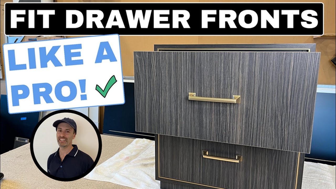 How To Install Cabinet Drawer Fronts | DIY Drawer Front Fitting | Drawer Fronts Installation
