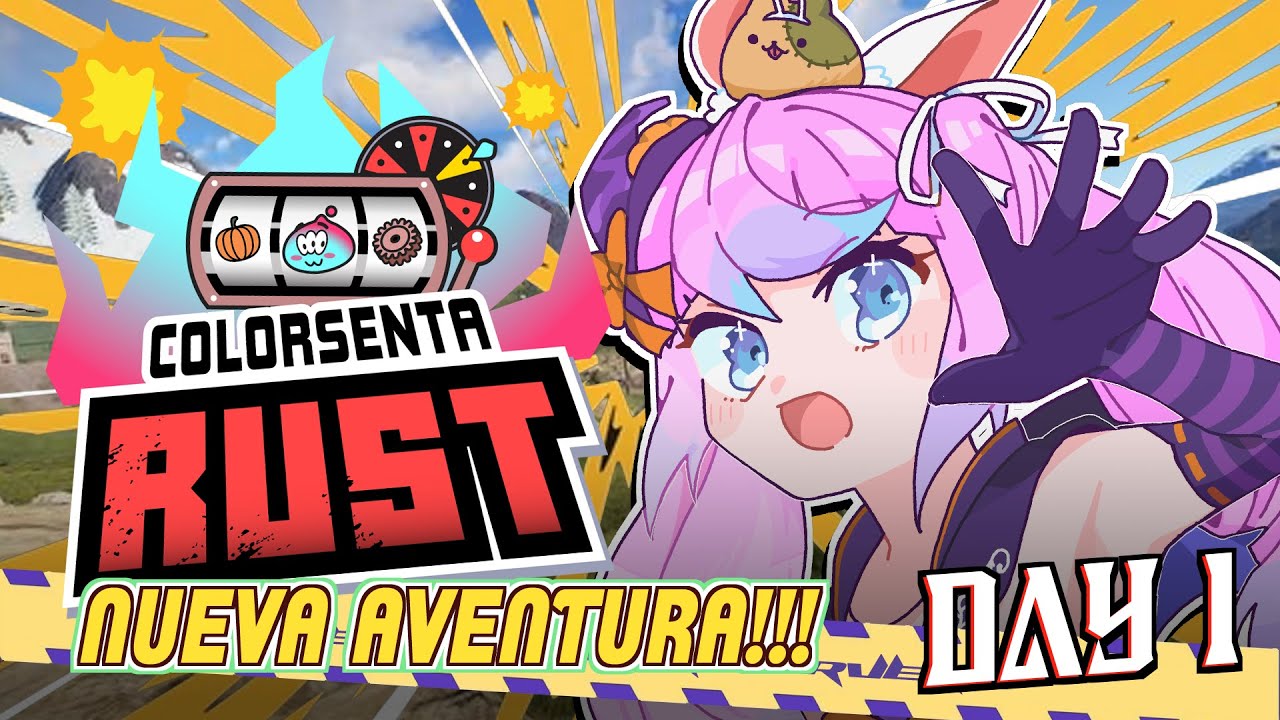 【 #Vtuber JP/EN/ES】RUST streamer server! #ColorSentaRUST【同志かりん / Comrade Karin】