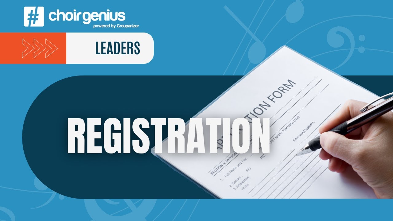 Choir Genius Feature Update: Registration